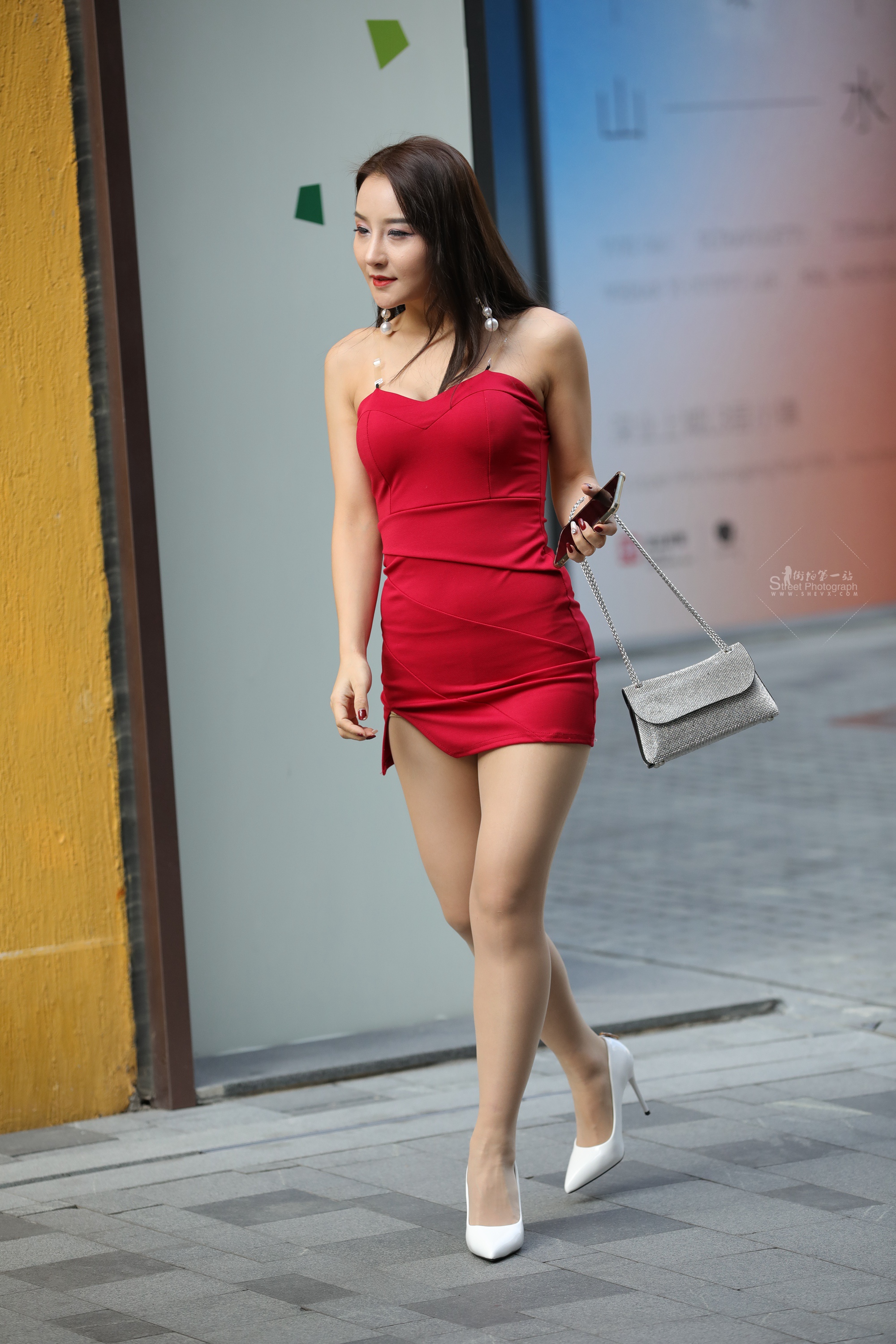 丰腴肉 丝高 跟换鞋